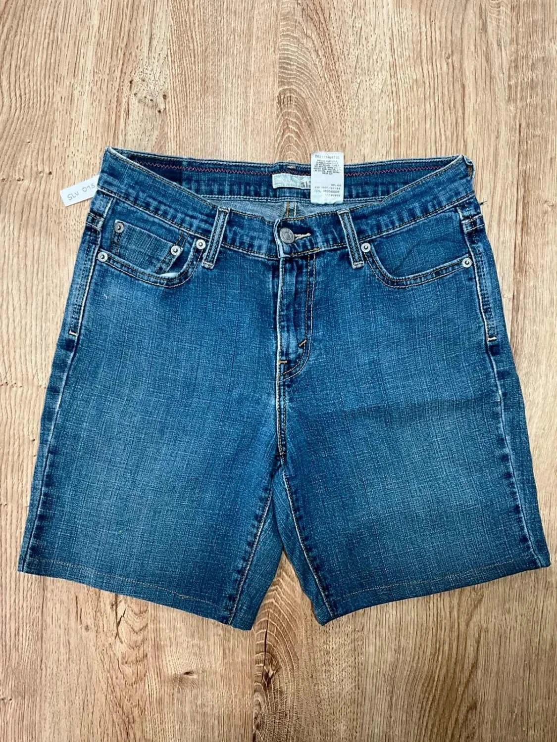 Short Levi's Capri Taille 4 Vintage Femme Coton Bleu Slv015 – photo 2